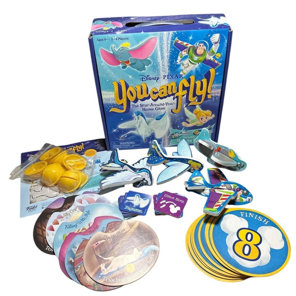Disney PIXAR‎ You Can Fly! Board Game by Funko Games with Foam Flyers COMPLETE